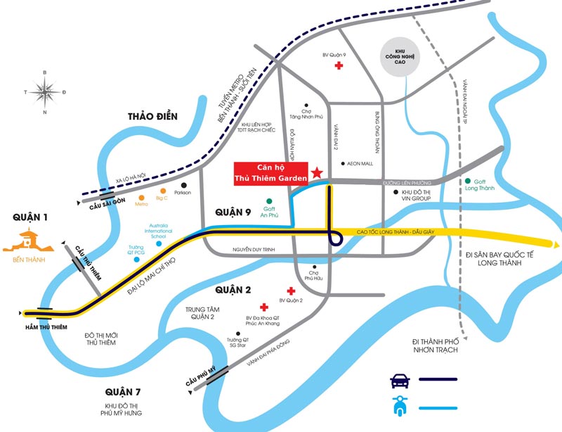 thủ thiêm garden có 1 vị trí tiềm năng