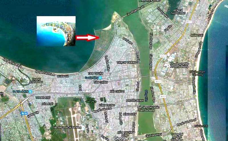 vị trí đắc địa của The Sunrise Bay