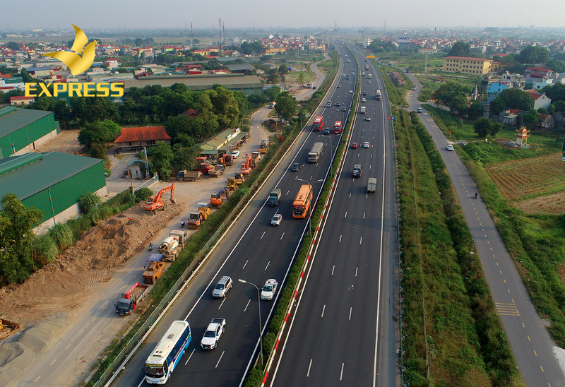 Trục đường kết nối Phúc Yên và tuyến đường Bắc Thong Long Nội Bài với độ rộng lên tới 100m