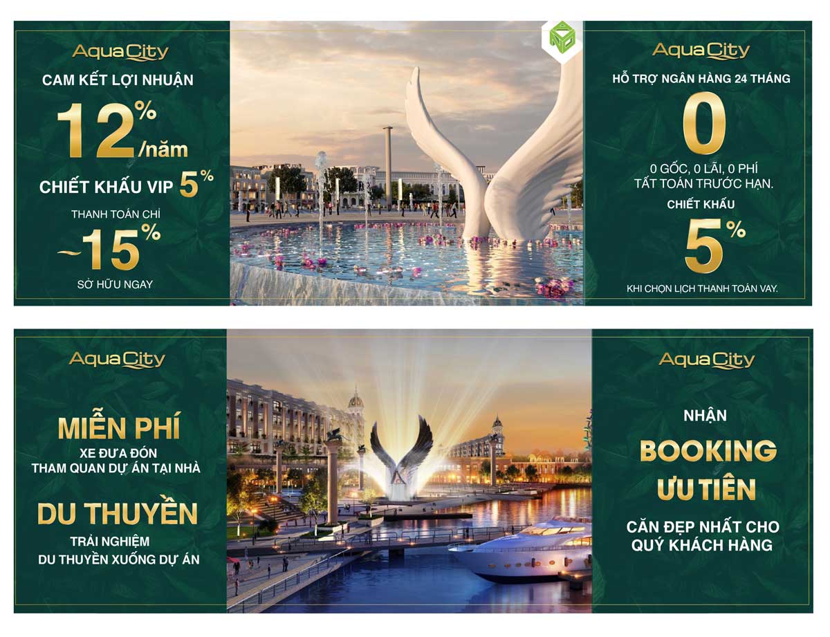 Aqua City cam kết lợi nhuận 12%