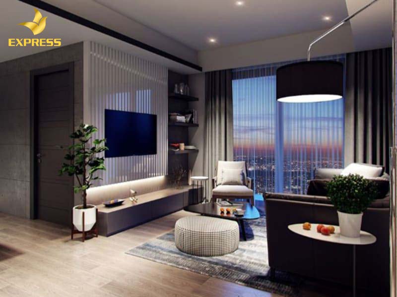 Các khu vực như phòng khách, phòng bếp không đòi hỏi quá cao về quyền riêng tư nên có thể không cần tường ngăn cách.