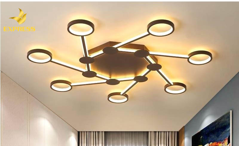 Đèn ốp trần hiện đại cho các căn chung cư