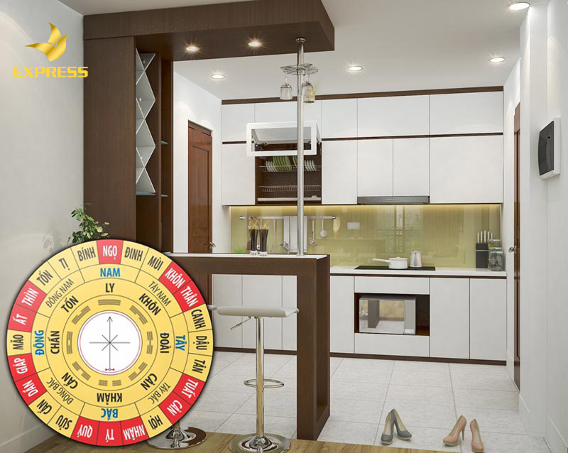 Hướng bếp được chọn nên theo tuổi của chồng hay của vợ?