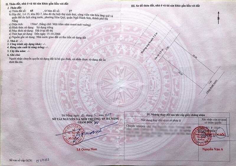 Khoản phí chuyển đổi từ đất không có thổ cư sang đất ở