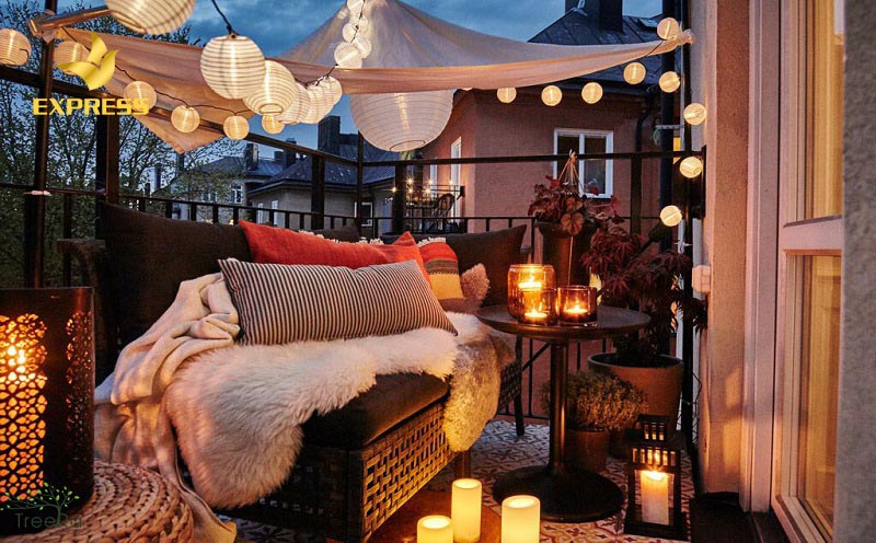 Lưu ý về hệ thống chiếu sáng cho ban công