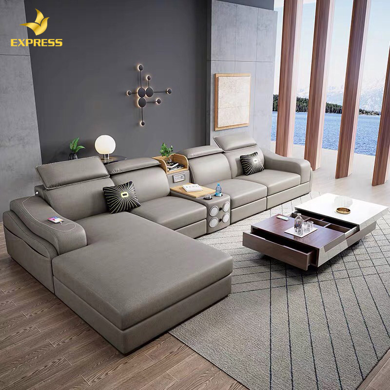 Mẫu sofa phòng khách chữ L