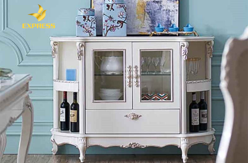 Nên chọn tủ rượu có màu sắc hài hòa với tổng thể căn phòng.