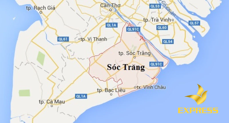 Sóc Trăng có vị trí thuận lợi cho việc giao lưu và vận chuyển hàng hóa đến các khu vực