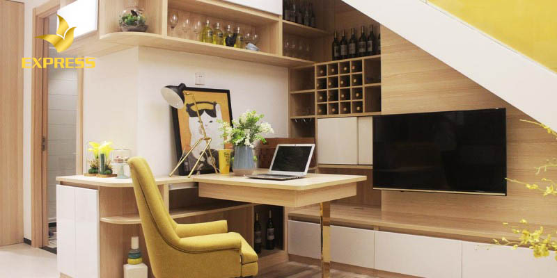 Sử dụng đồ nội thất đa chức năng để tiết kiệm diện tích.