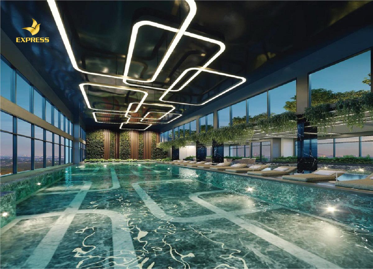 Tận hưởng khu hồ bơi ngoài trời tiêu chuẩn Resort tại Masteri West Height