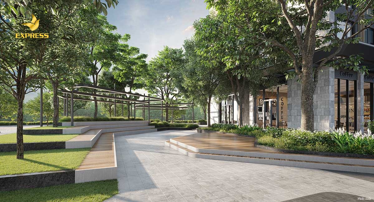 Thiết kế chung cư hiện đại hài hòa không gian xanh