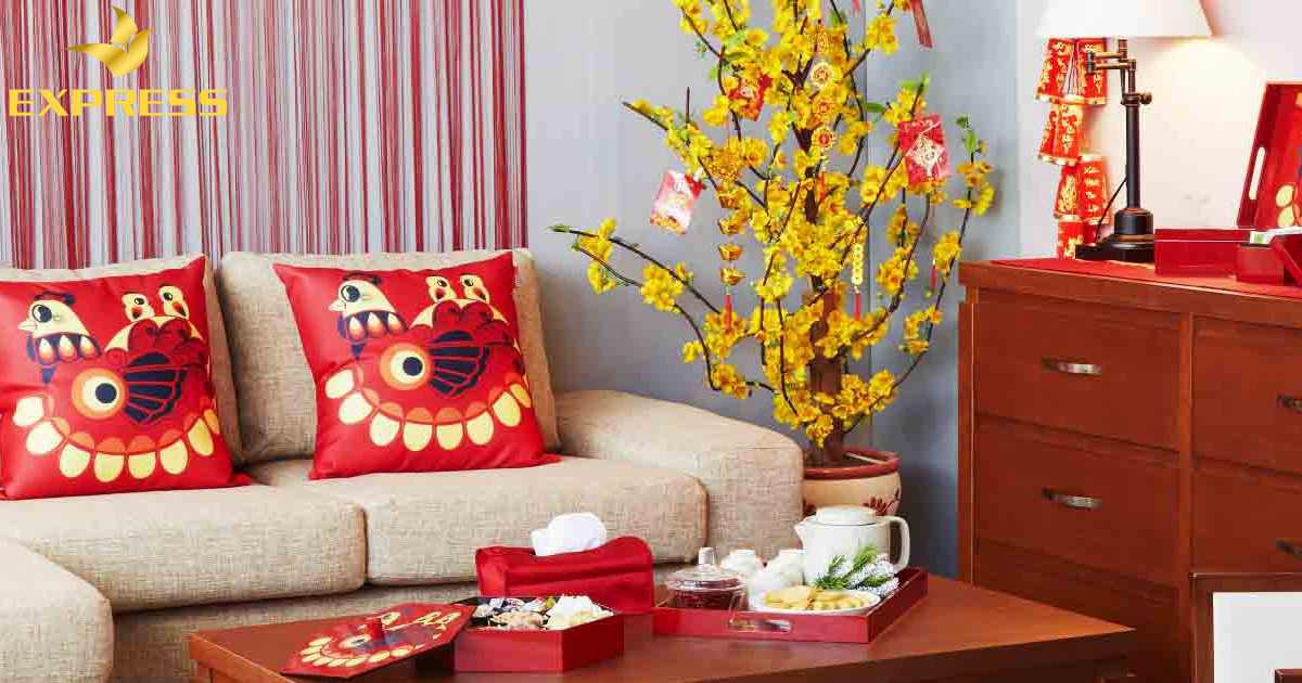 Trang trí nhà cửa ngày tết đơn giản