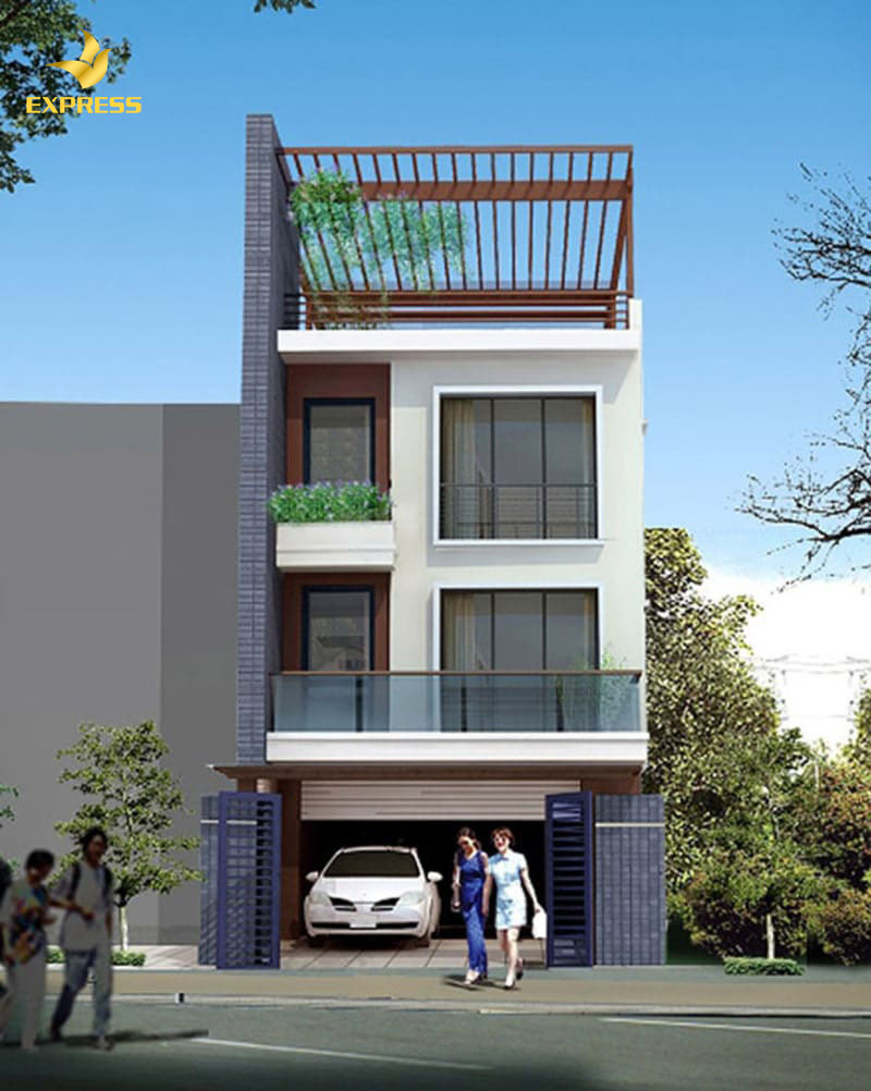 Bạn cần phải xem xét về diện tích xây dựng và kích thước của tầng bán hầm khi xây dựng mẫu nhà này