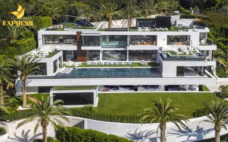 Biệt thự Bel Air Spec Manor đẹp nhất ở Los Angeles với thiết kế vô cùng độc đáo và đẳng cấp