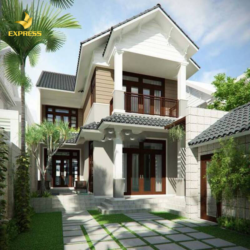 Bộ sưu tập thiết kế nhà ở của bạn sẽ thiếu sót nếu không có mẫu nhà hiện đại với thiết kế mái Thái sang trọng này