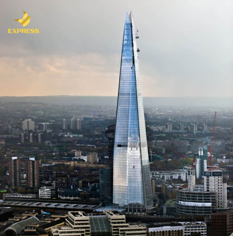 Công trình thiết kế và xây dựng tòa nhà The Shard ở nước Anh