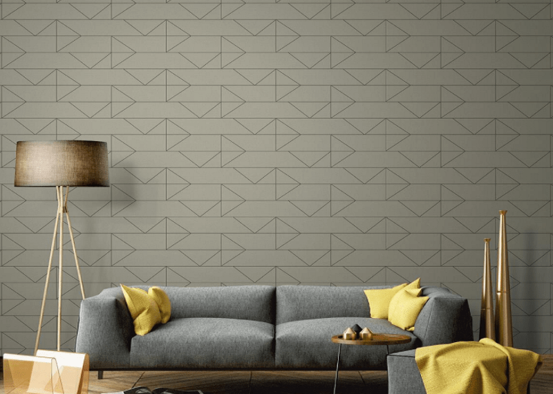 Giấy dán tường phong cách hiện đại