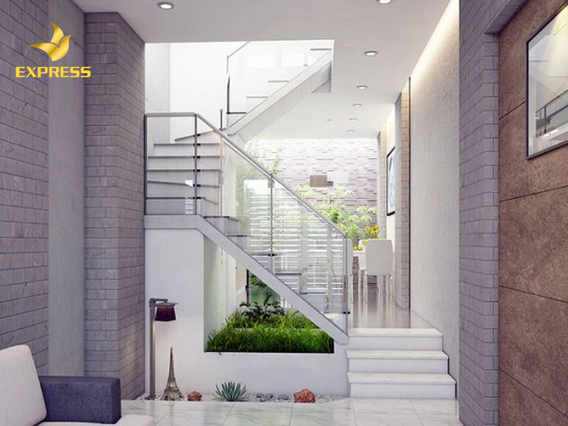 Giếng trời tại cầu thang