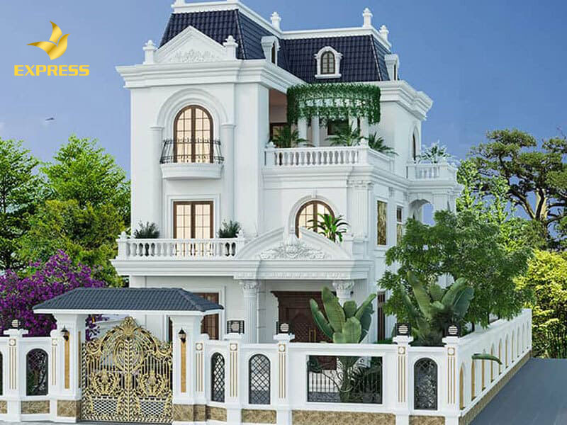 Kiểu thiết kế biệt thự 3 tầng tân cổ điển sẽ là lựa chọn hoàn hảo cho khách hàng nếu được sở hữu nó