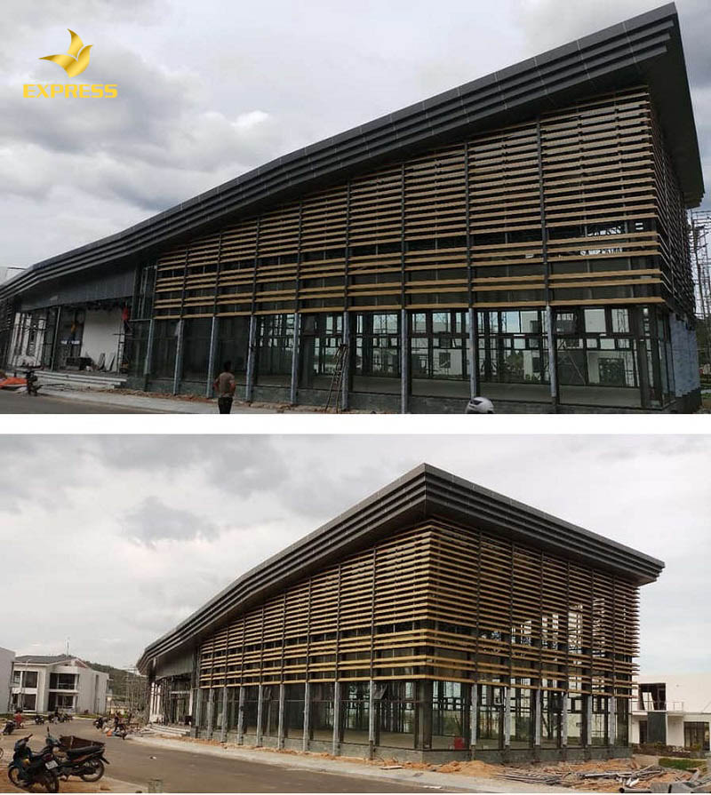 Lam che nắng giúp giảm nhiệt lượng của môi trường tác động lên tường nhà.