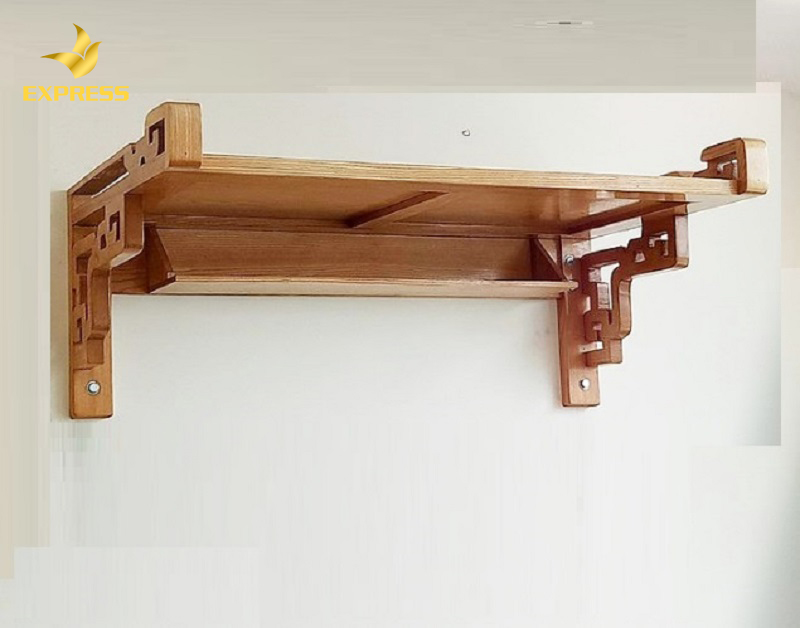 Mẫu bàn thờ chung cư đẹp bằng gỗ gụ