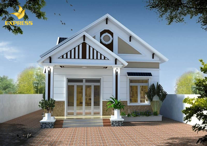 Mẫu nhà cấp 4 đơn giản nhưng mang nét hiện đại và tinh tế trong từng thiết kế sẽ là lựa chọn tuyệt vời cho khách hàng