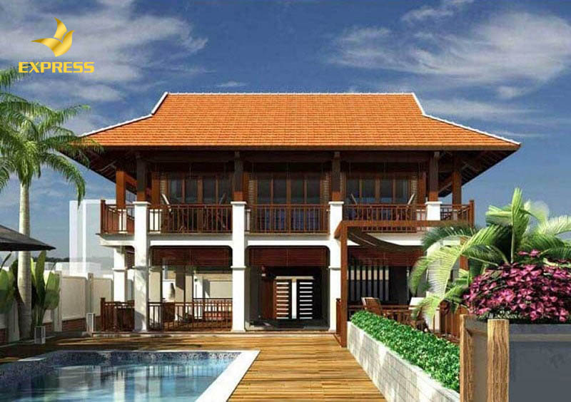 Nhà sàn bằng bê tông có độ vững chãi cao và khả năng chống chịu tốt