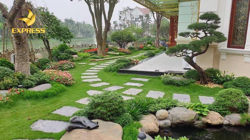 Cân bằng trong thiết kế sân vườn là sự cân bằng của tất cả các yếu tố