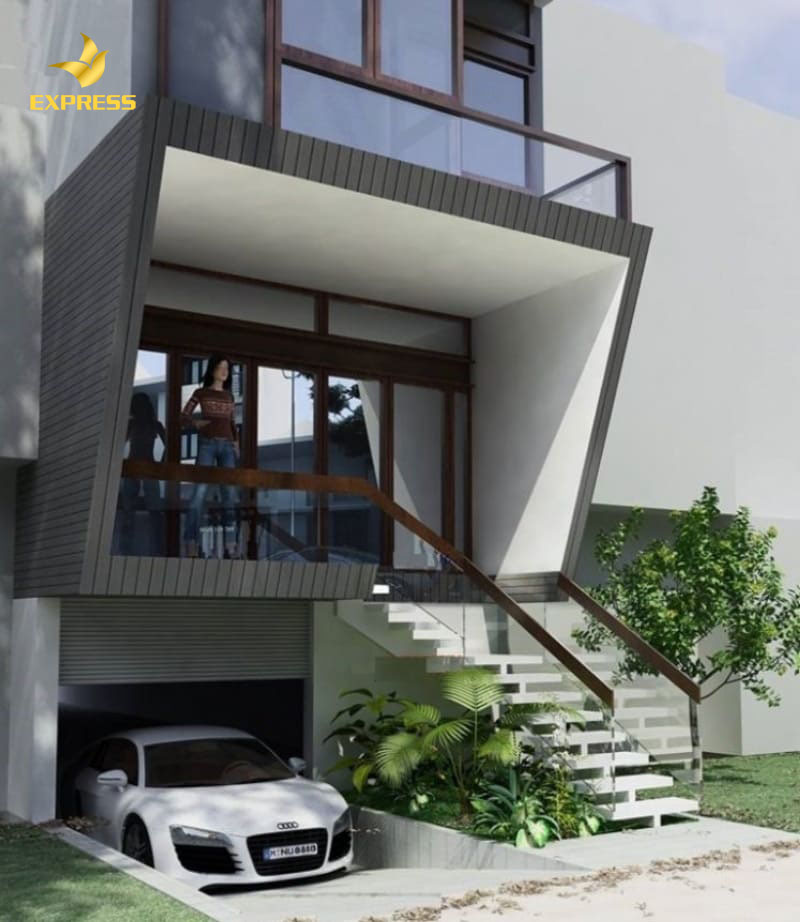 Thiết kế mẫu nhà có tầng bán hầm hiện đang là lựa chọn tối ưu của nhiều gia đình