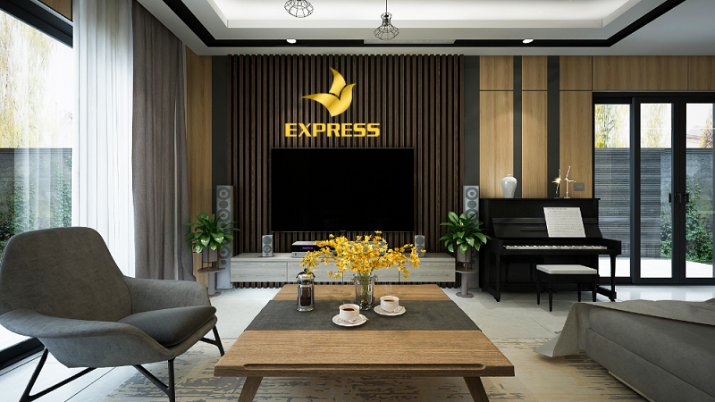 Trang trí phòng khách theo phong cách thanh lịch