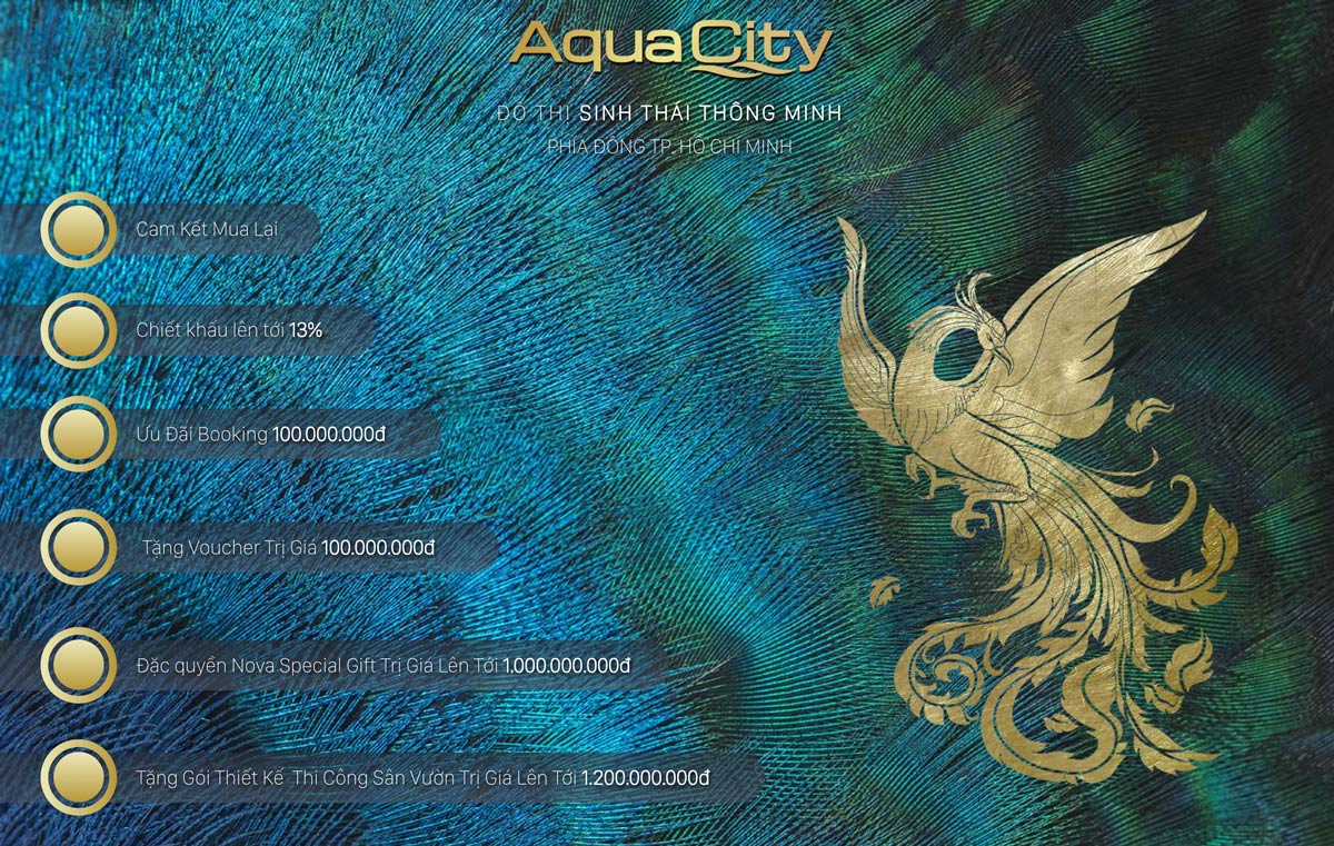 chính sách đảo phượng hoàng aqua city 