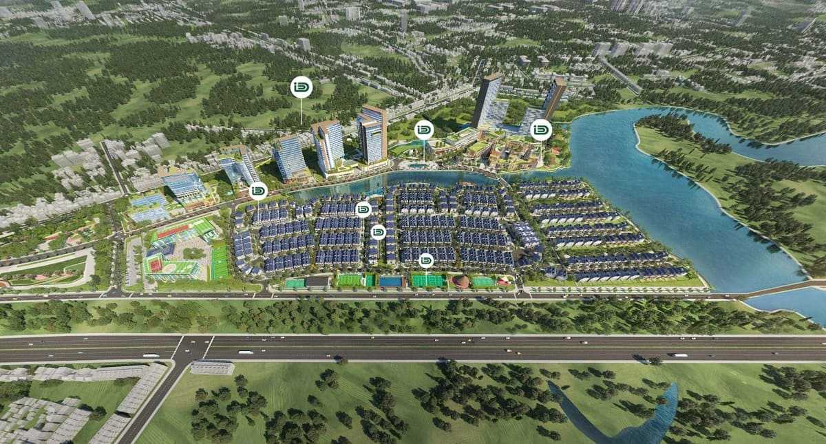  Thiết kế kiến trúc tổng thể dự án mang đường nét hiện đại nhưng dấu ấn nghệ thuật dân gian