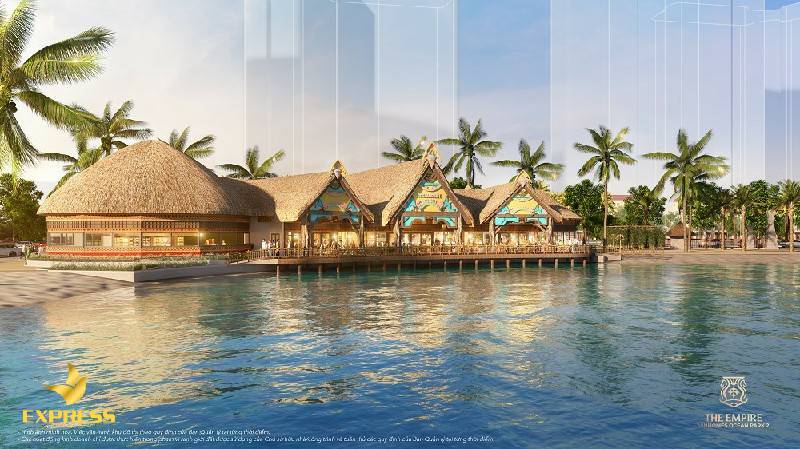 Bộ ba nhà hàng công viên Royal Wave Park Vinhomes The Empire Hưng Yên