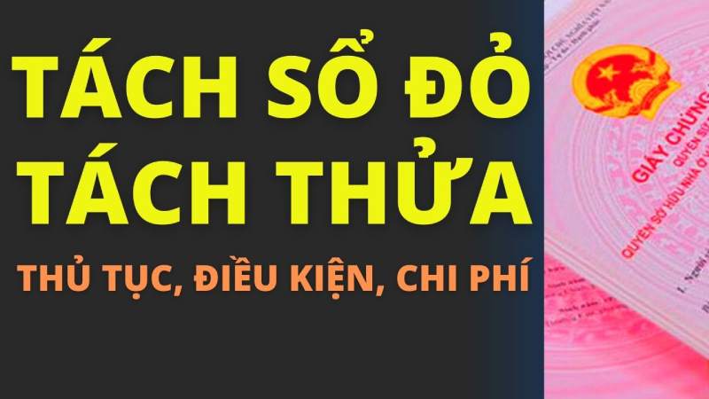 thu tuc tach thua dat cho con