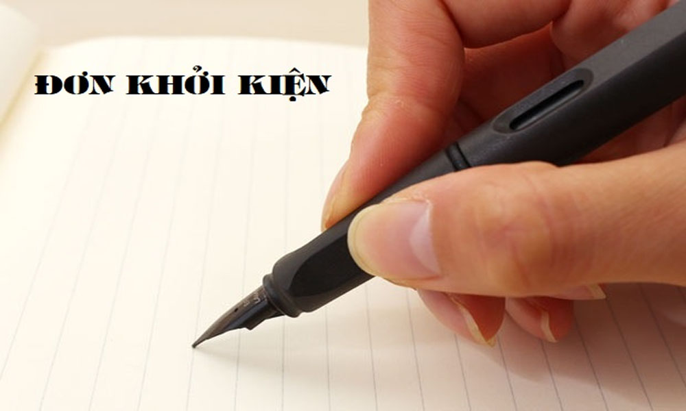 mau don khoi kien dan su