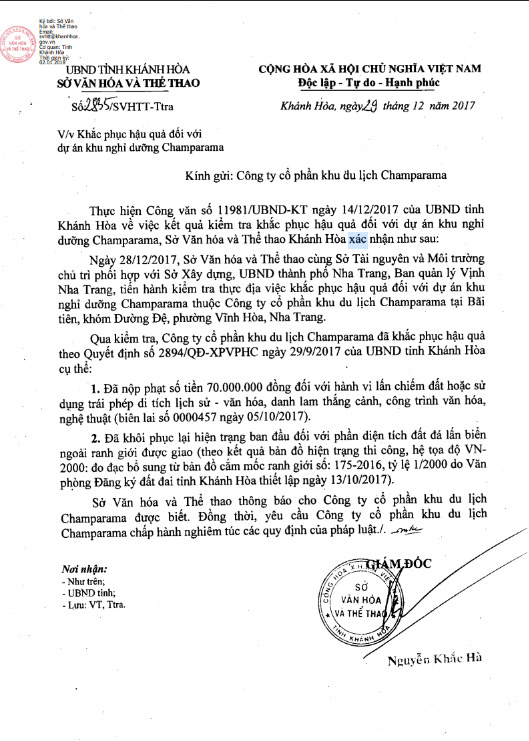 thủ tục pháp lý dự án libera nha trang