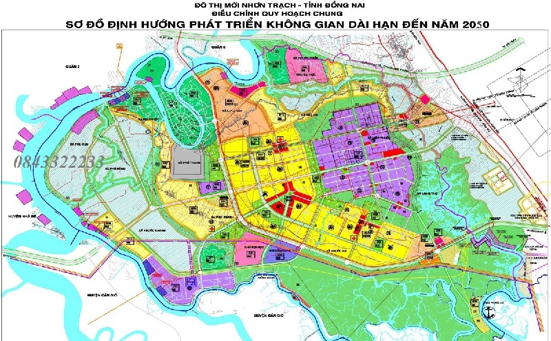 Bản đồ quy hoạch Nhơn Trạch