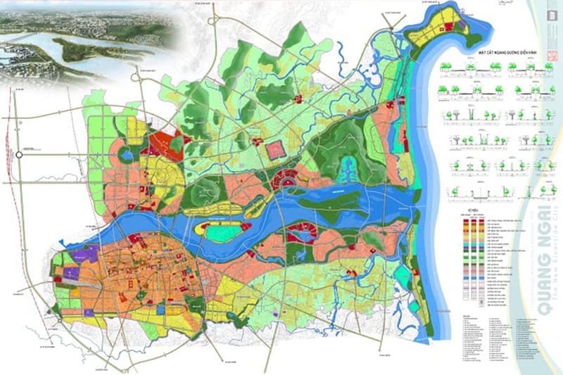 Hướng dẫn bản đồ quy hoạch thành phố quảng ngãi mới nhất chi tiết