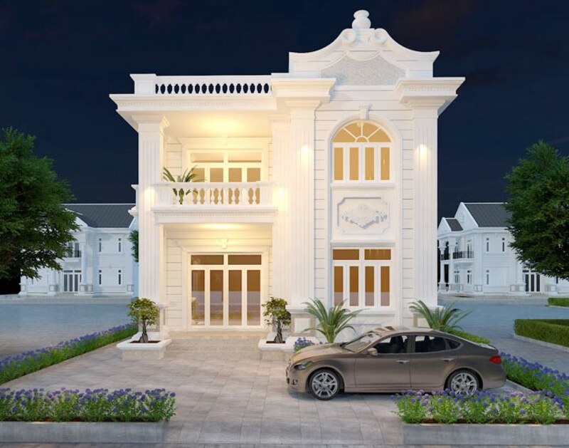 Biệt thự 2 tầng tân cổ điển thu hút nhiều gia đình Việt lựa chọn xây dựng