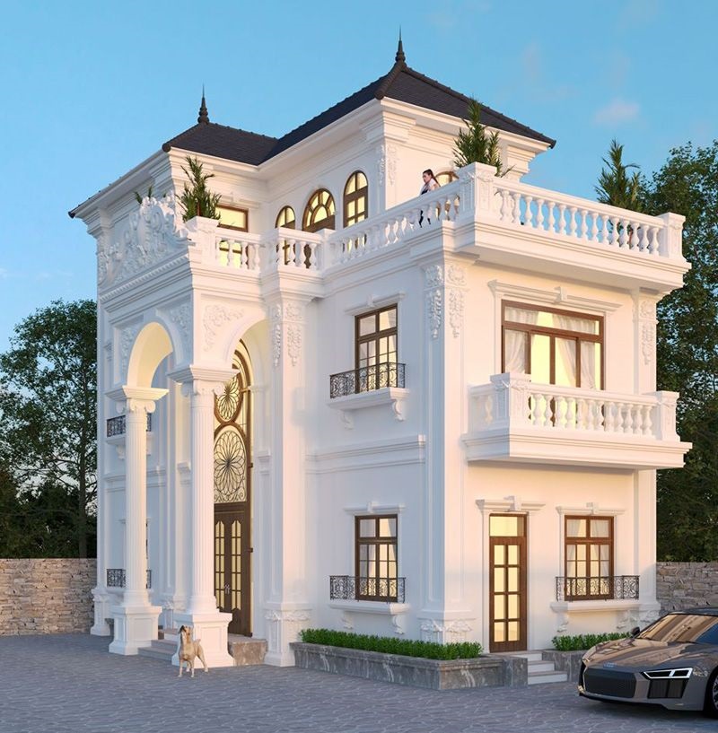 Biệt thự 3 tầng mái thái là gì?