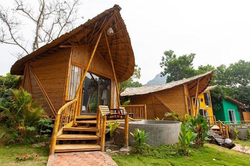 Bungalow tại khu du lịch