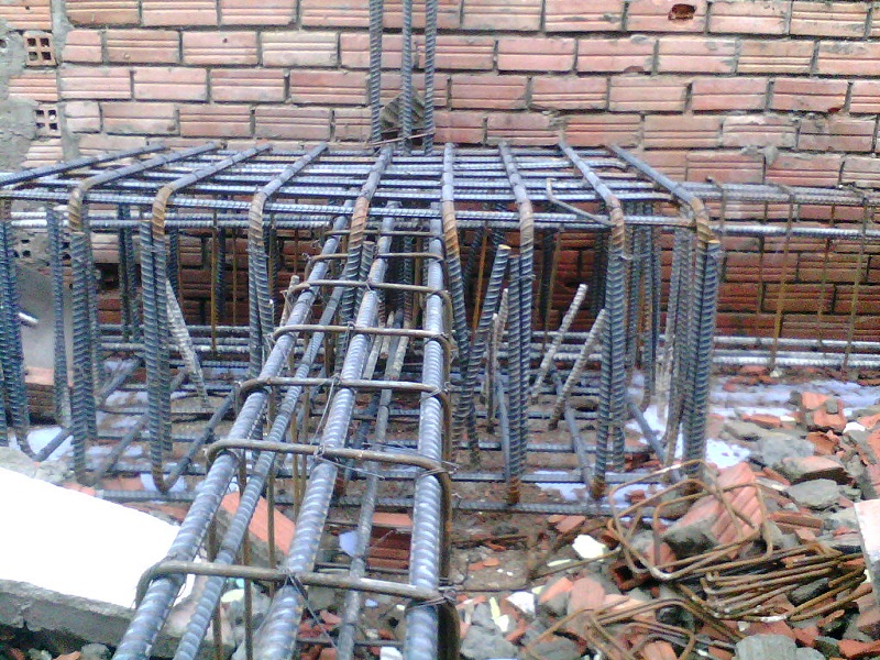 Bước 3: Chuẩn bị đầu đủ phần cốt thép cần thiết cho móng đơn