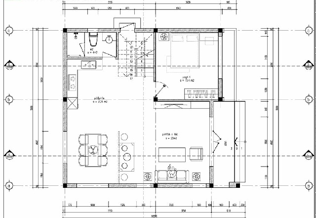 Chi tiết công năng tầng 1 của mẫu nhà
