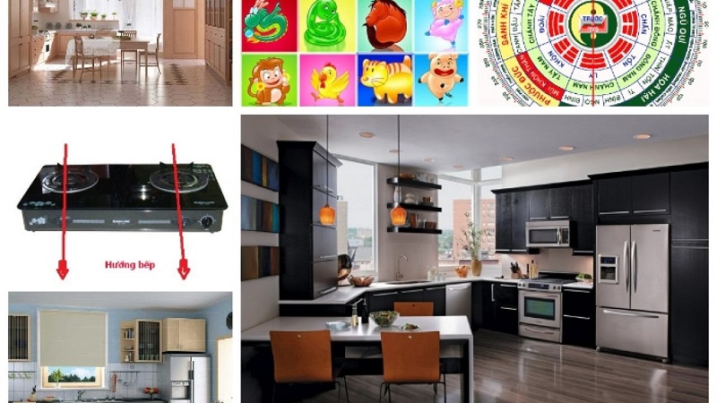 Chọn hướng bếp theo tuổi của gia chủ