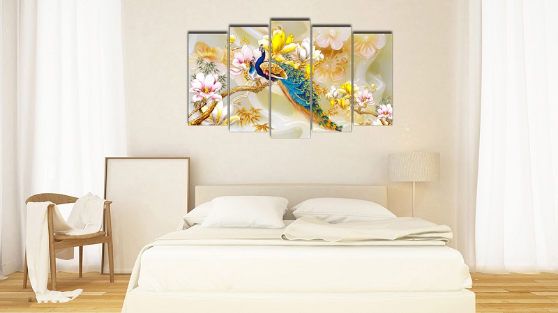 Chọn tranh phong thủy cho phòng ngủ mệnh Kim