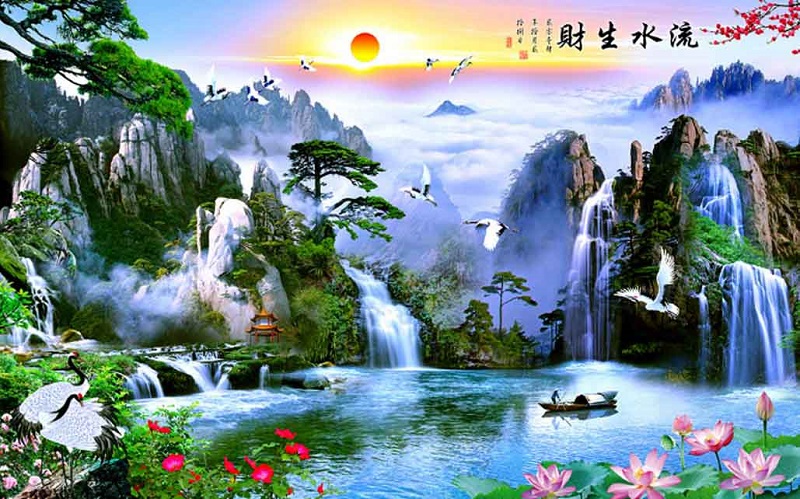 Chọn tranh phong thủy cho phòng ngủ cho người tuổi Tý