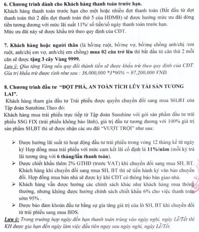 sunshine wonder villas