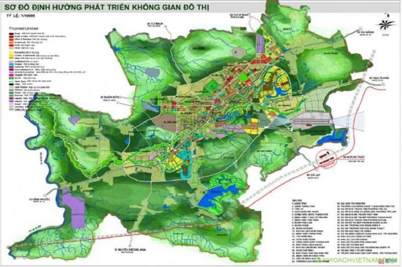 Định hướng phát triển không gian