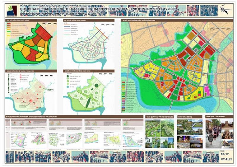 Đồ án quy hoạch khu đô thị Daktorech tinh Kontum