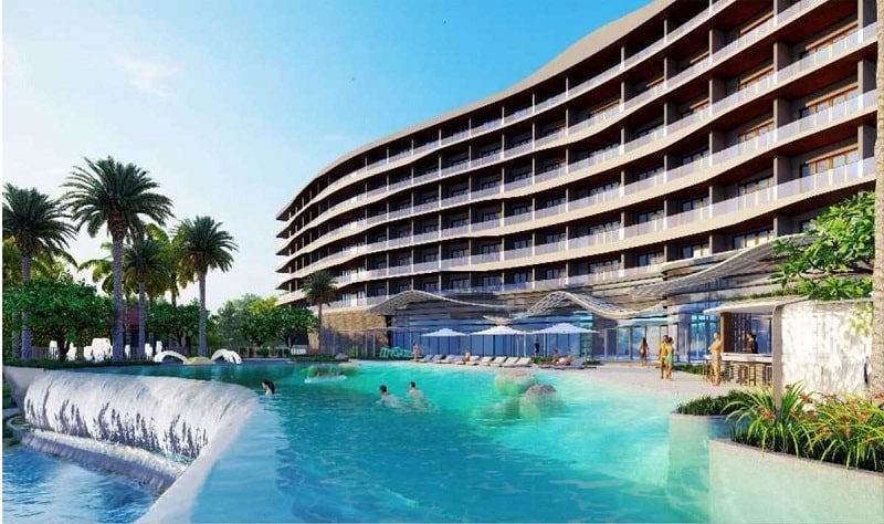 Dự án xây dựng khu hồ bơi tràn bờ rộng nhất khu vực phục vụ cư dân